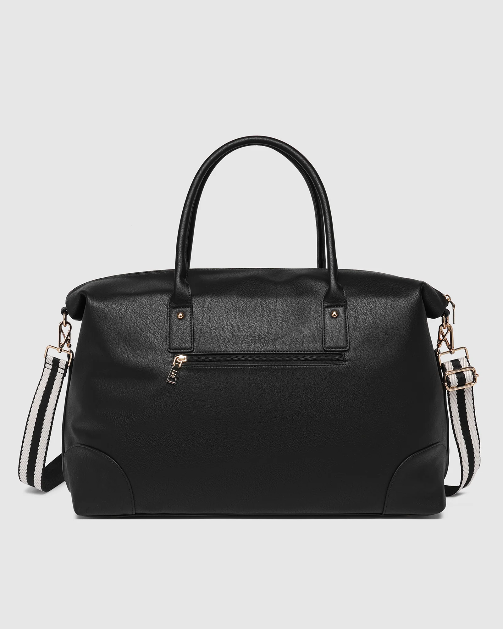 Alexis Stripe Weekender Travel Bag - Black Stripe - Image 5