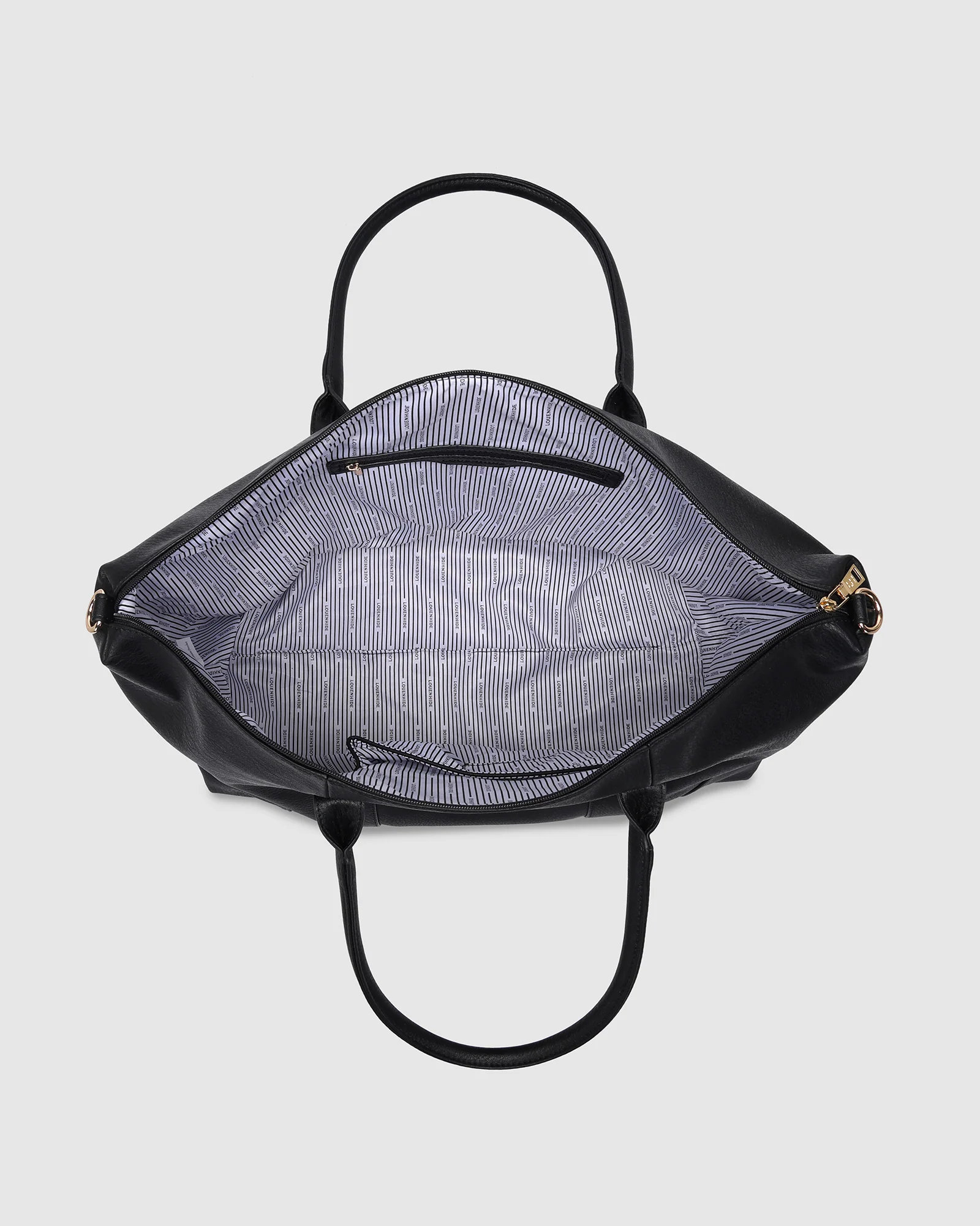 Alexis Stripe Weekender Travel Bag - Black Stripe - Image 6