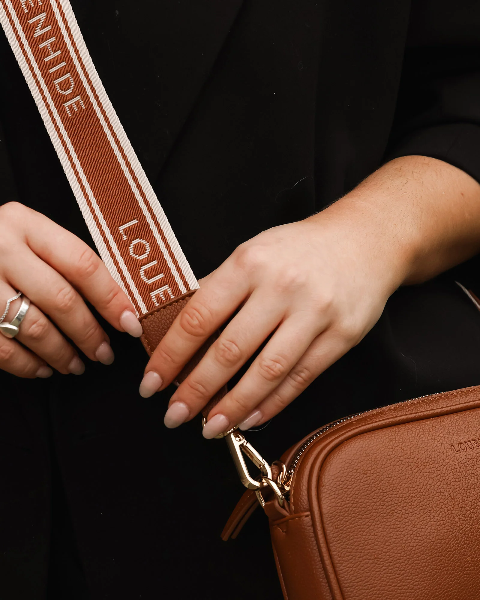 Bianca Crossbody Bag - Tan - Image 7