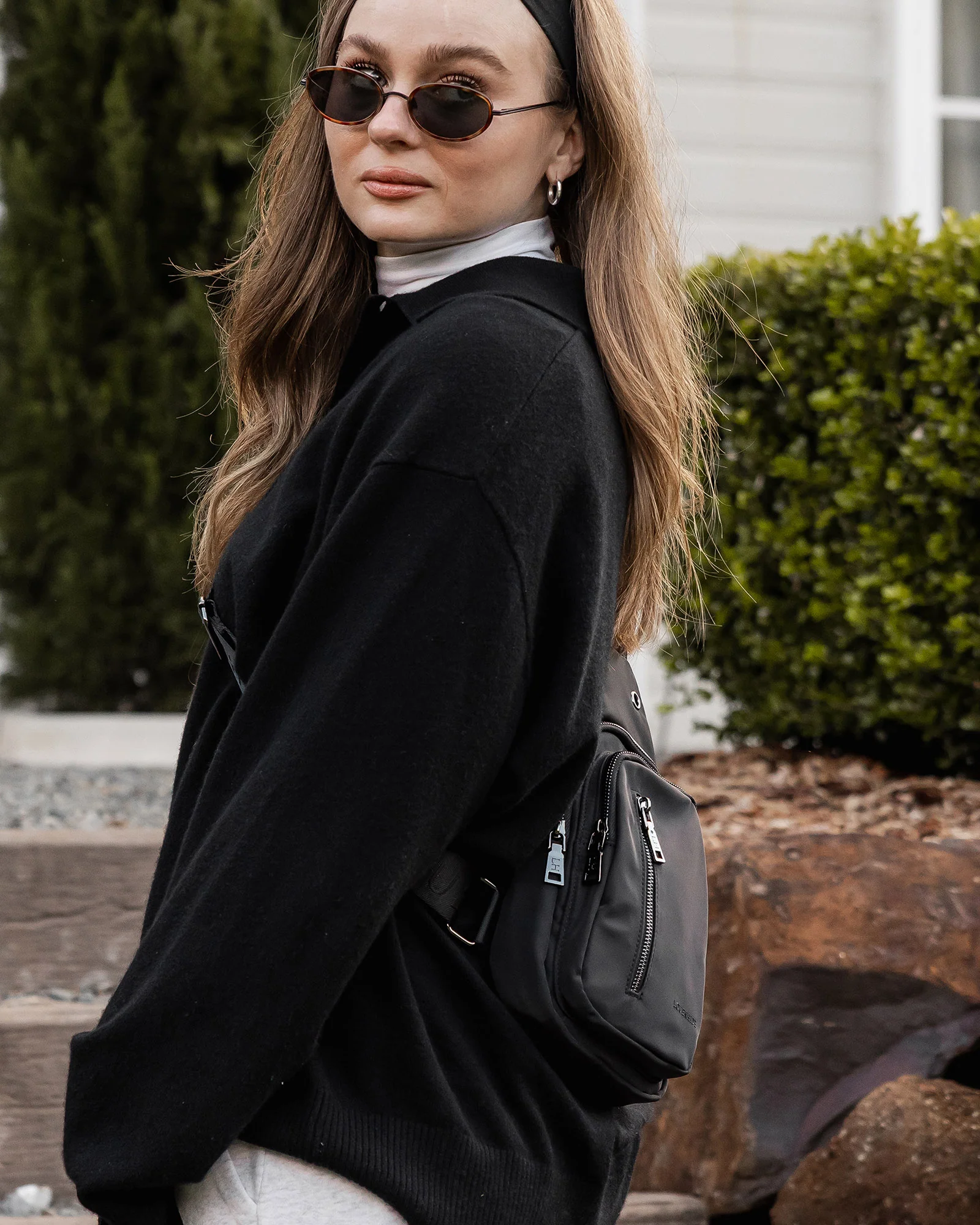 Boyd Nylon Sling Bag - Black - Image 7