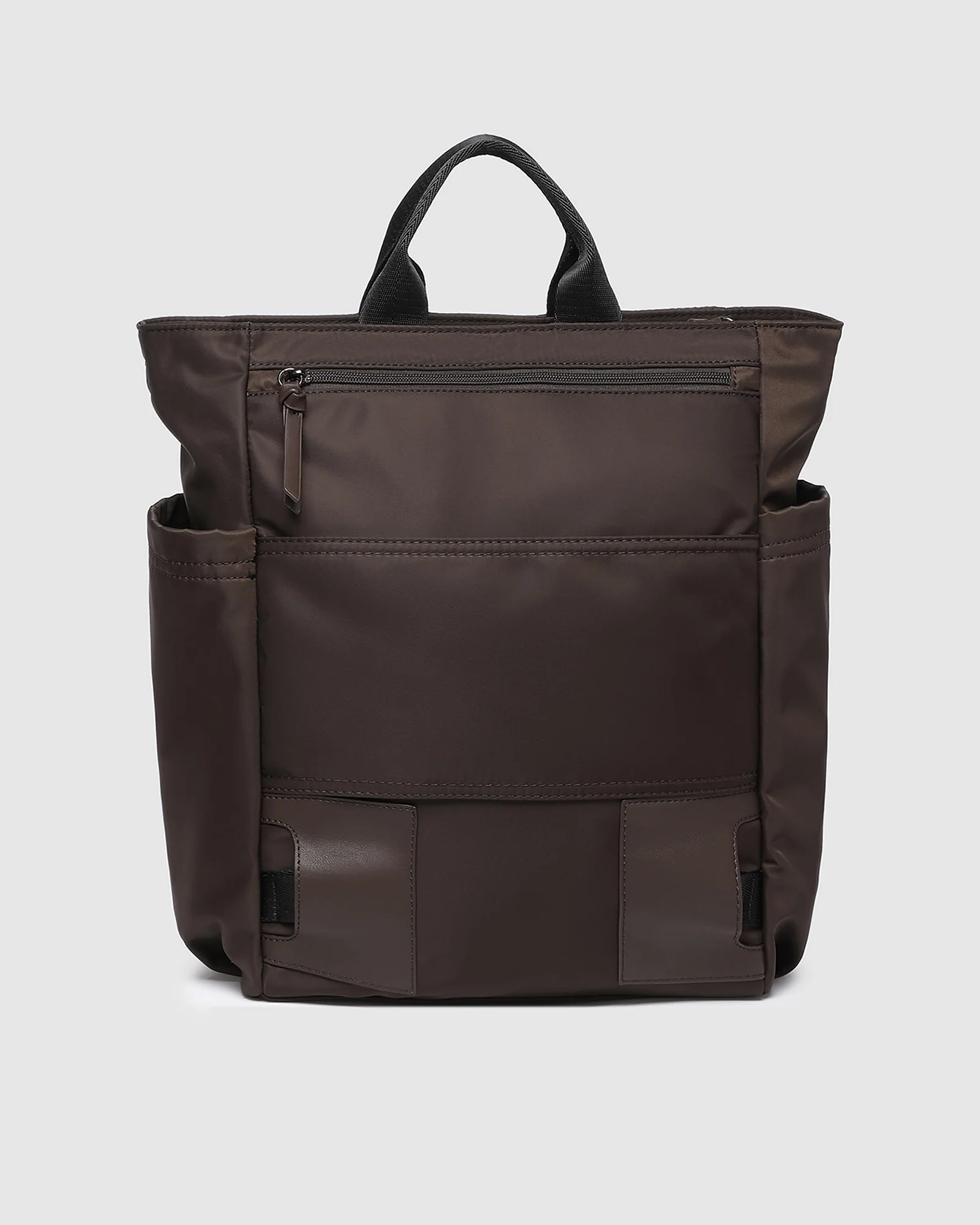 Bronx Nylon Backpack - Chocolate - Image 5