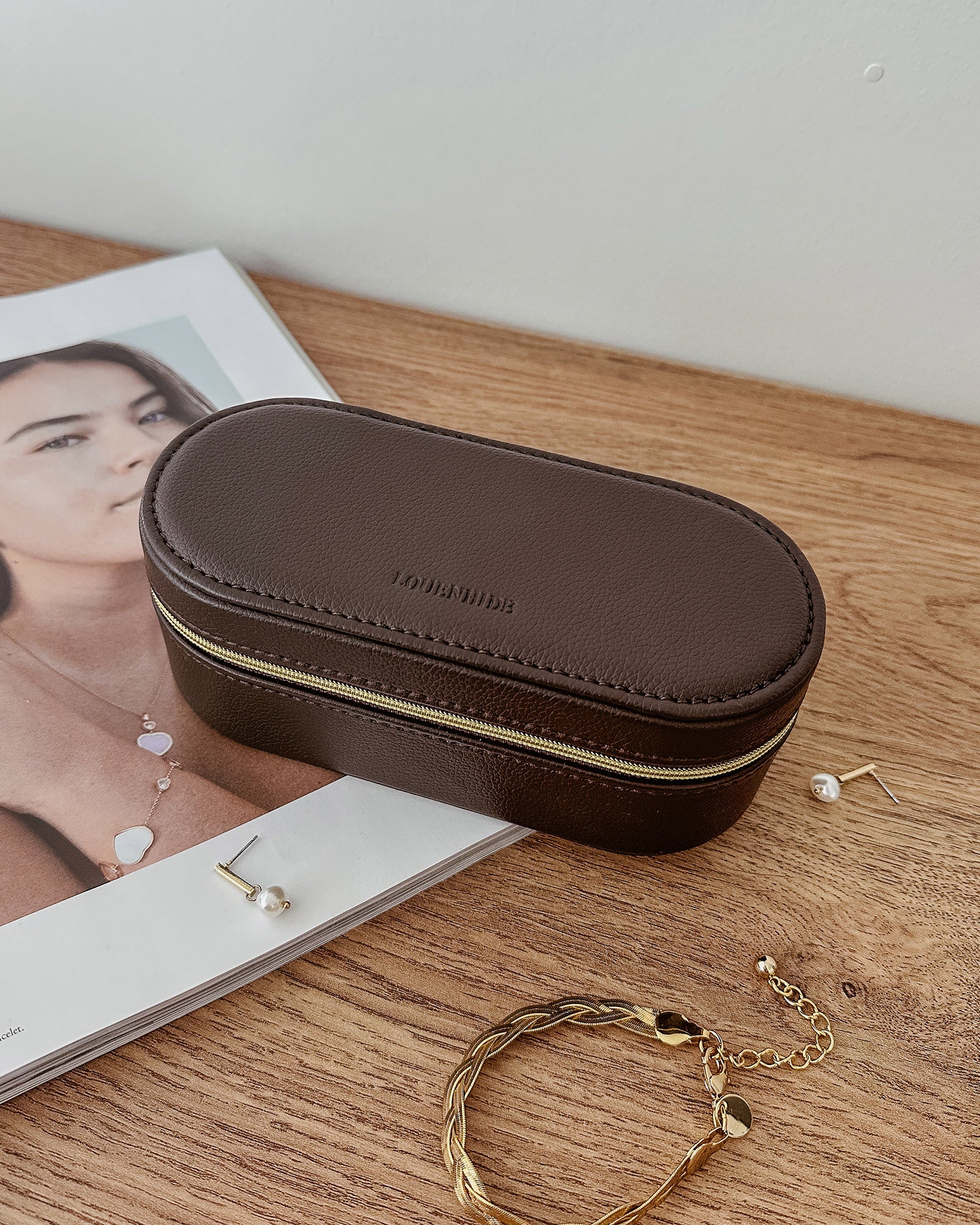 Charlee Jewellery Box - Chocolate - Image 7