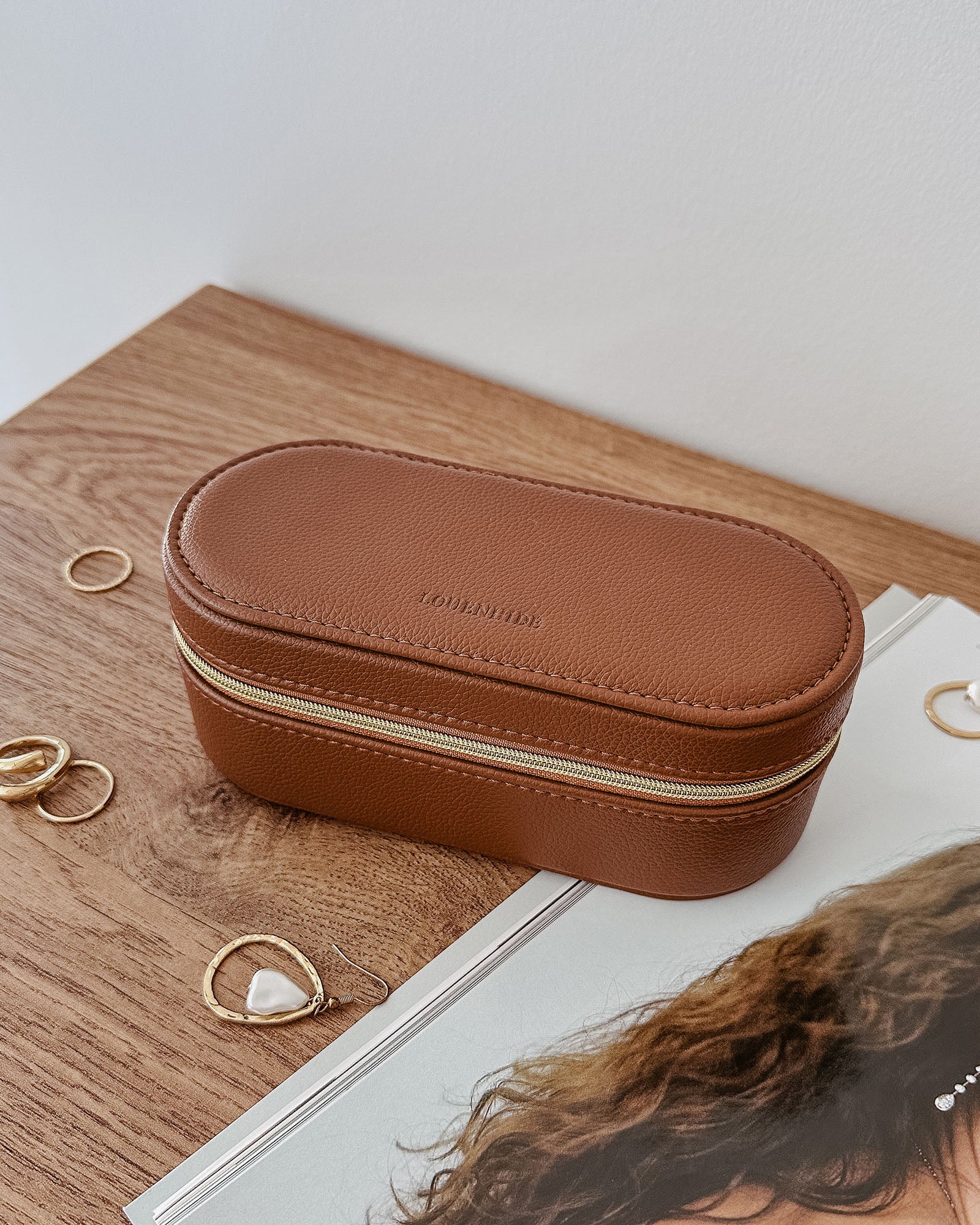 Charlee Jewellery Box - Tan - Image 7