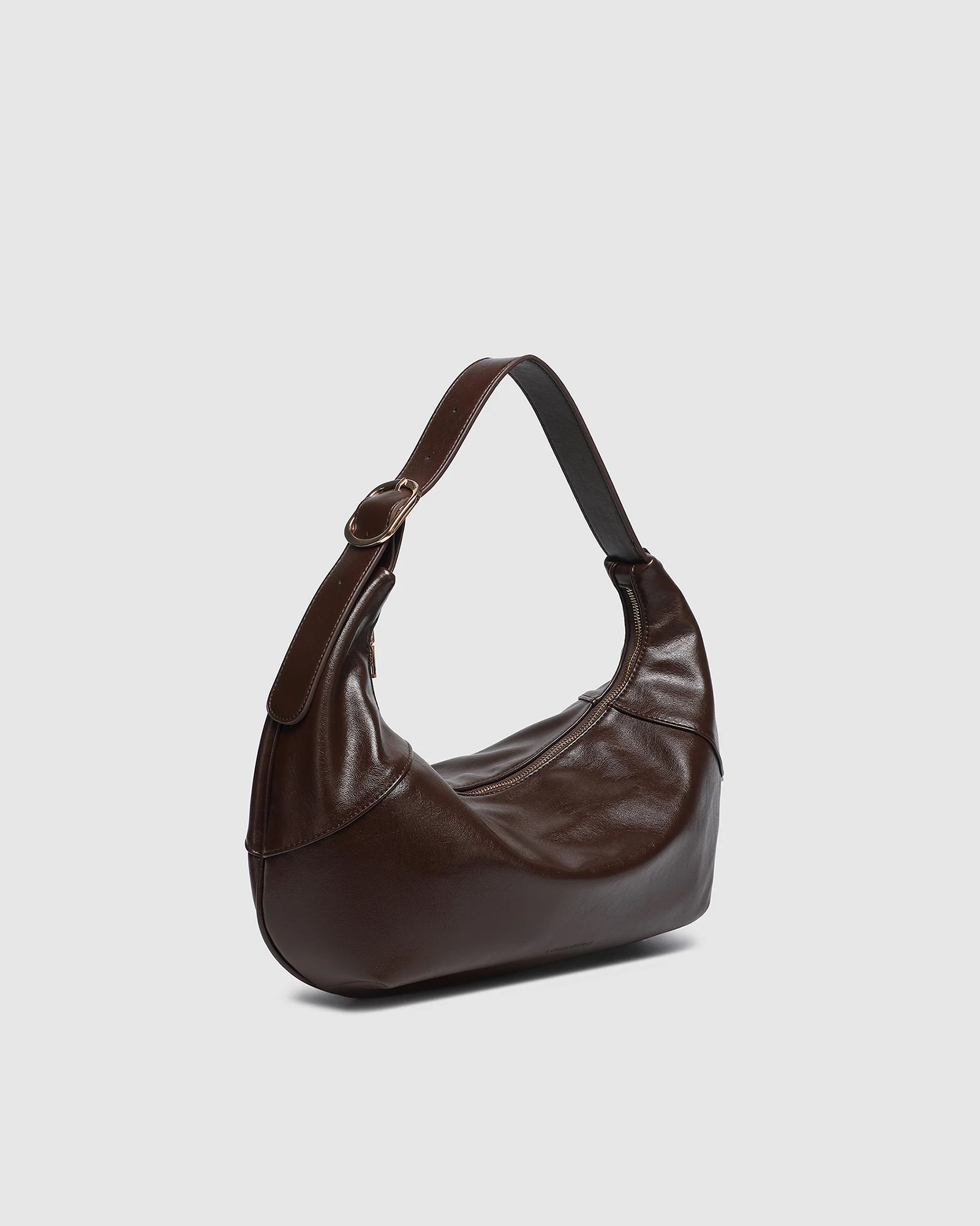 Cleo Shoulder Bag - Chocolate - Image 3