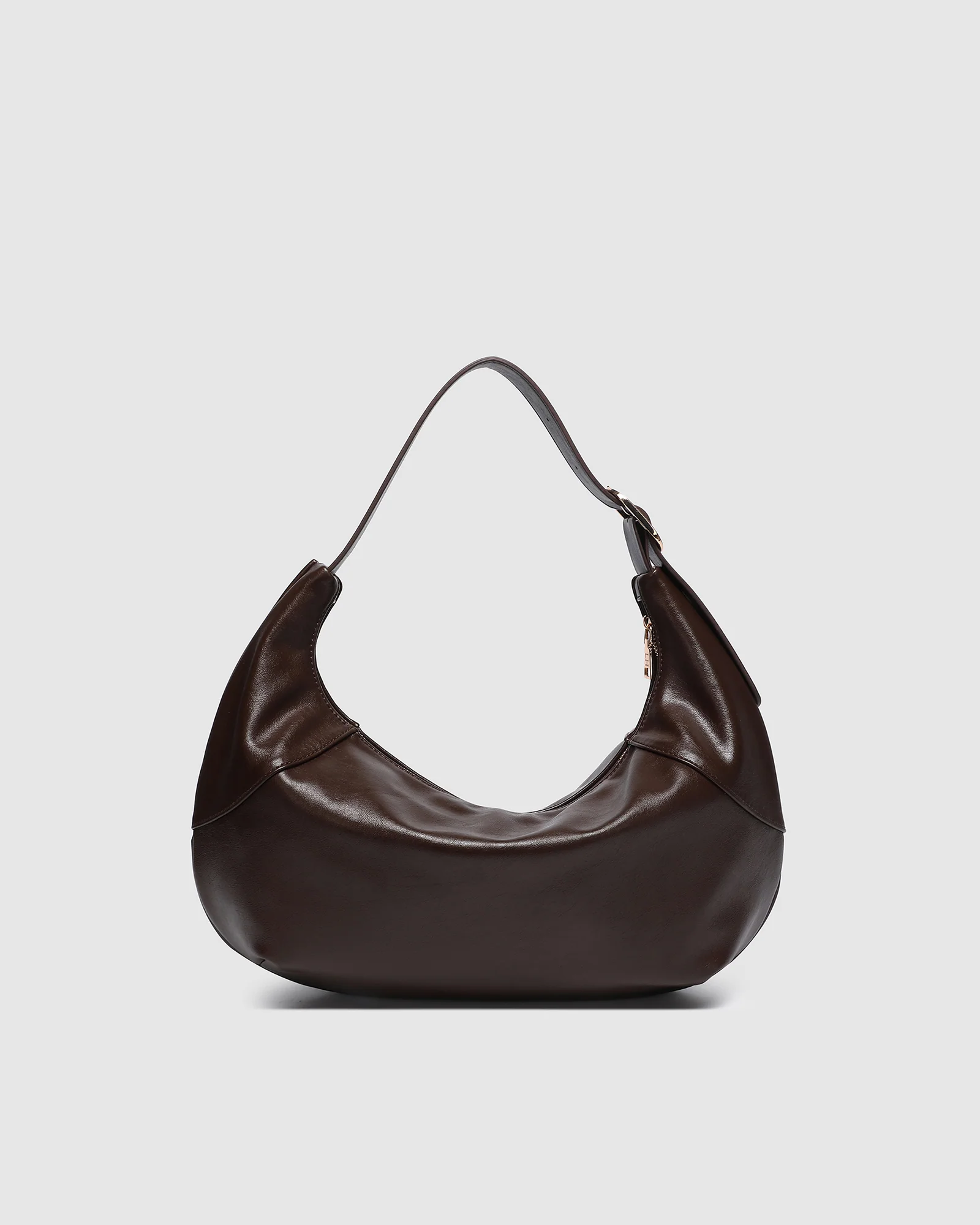 Cleo Shoulder Bag - Chocolate - Image 4