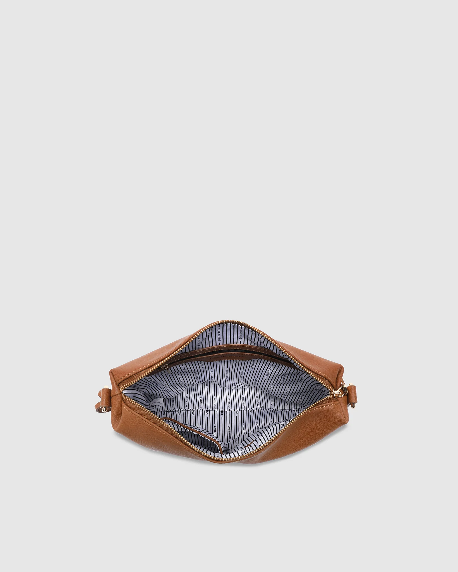Daisy Stripe Crossbody Bag - Tan - Image 6
