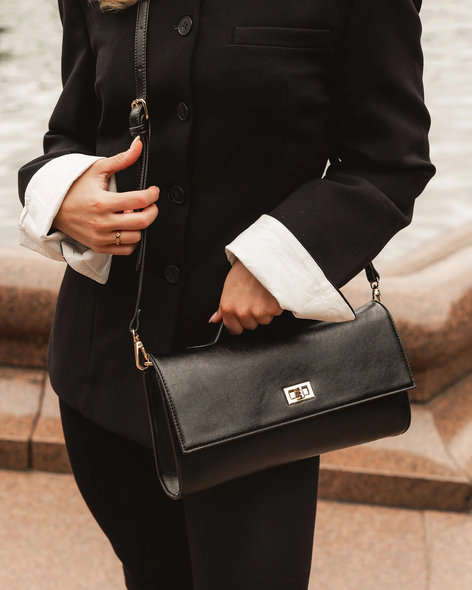 Delaney Clutch - Black - Image 7