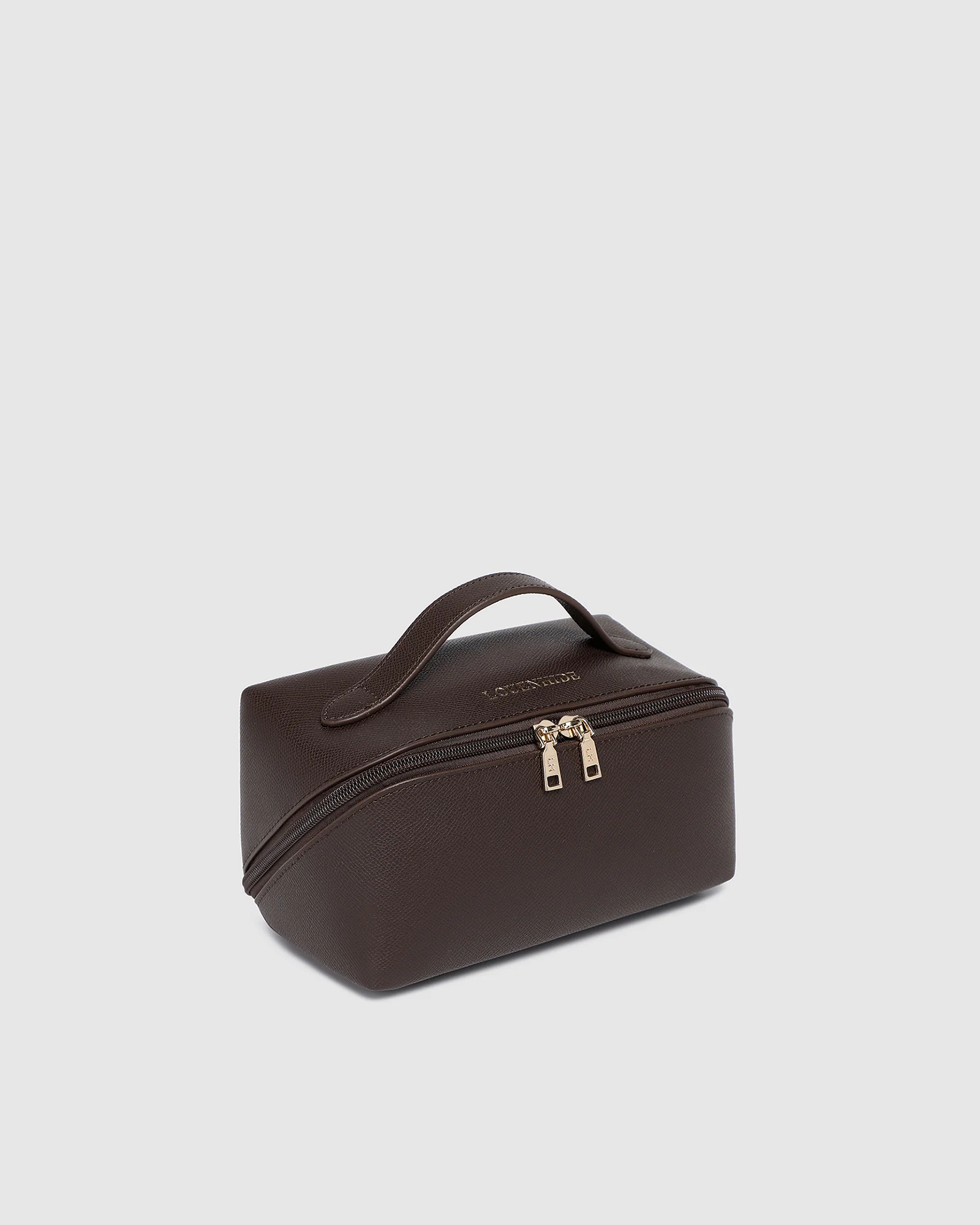 Ellis Makeup Bag - Chocolate - Image 3