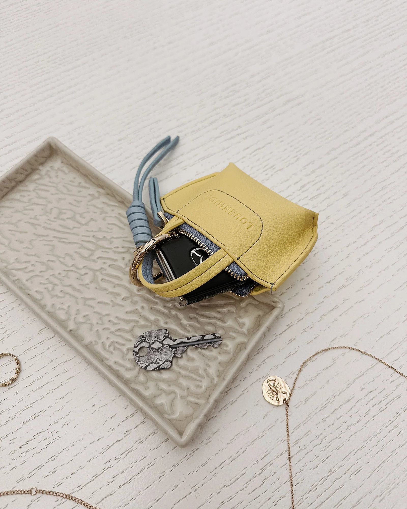 Gina Bag Charm - Lemon - Image 4