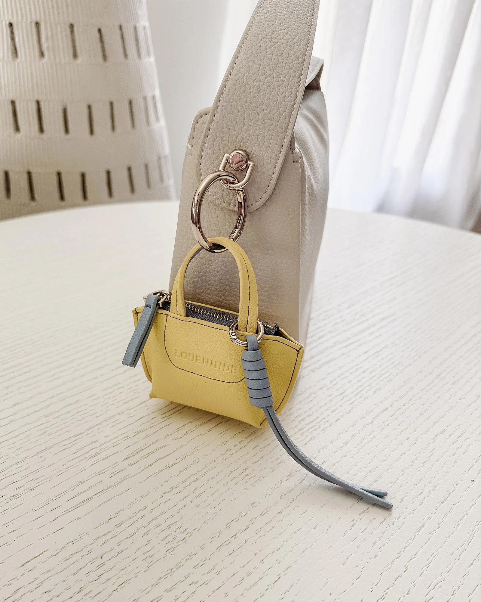 Gina Bag Charm - Lemon - Image 5