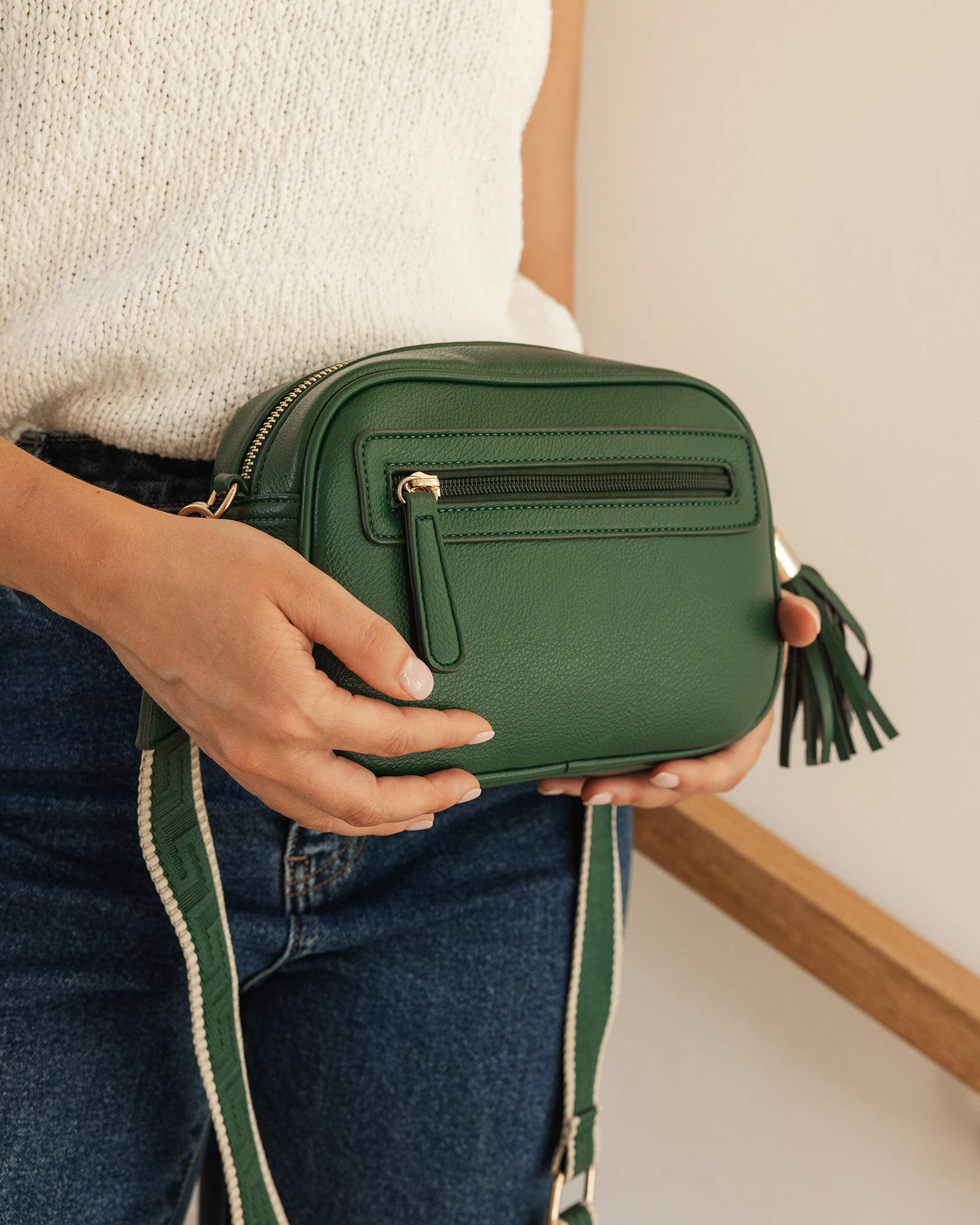 Jacinta Gia Crossbody Bag - Forest Green - Image 8