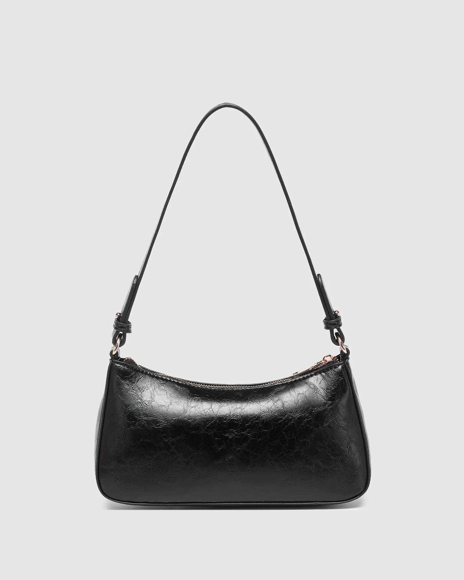 Jacqueline Shoulder Bag - Black Patent - Image 5
