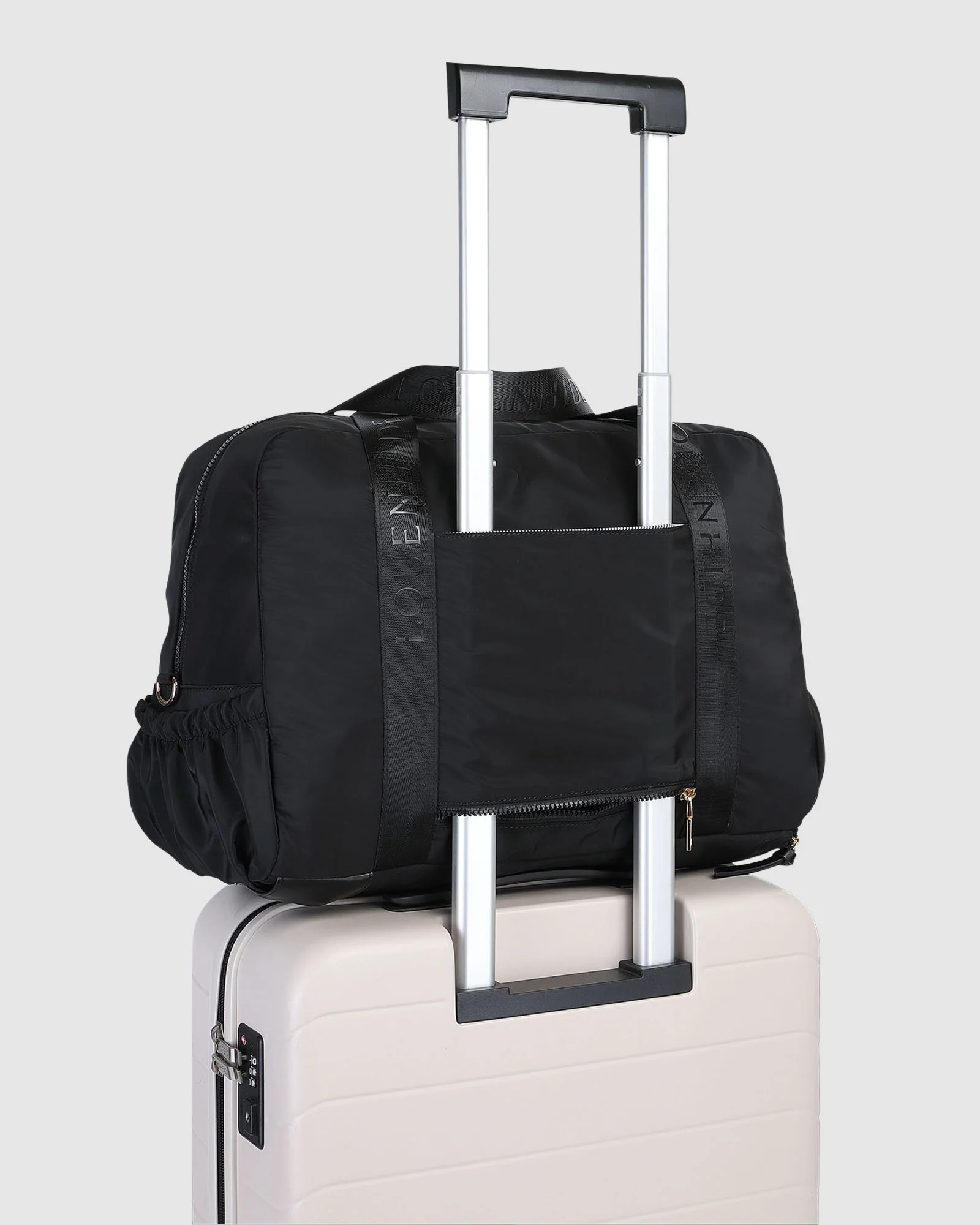 Jenn Nylon Travel Bag - Black - Image 5