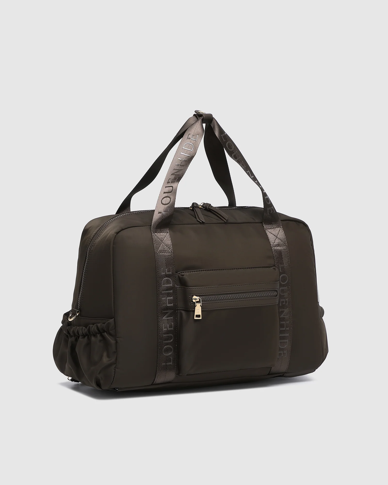Jenn Nylon Travel Bag - Chocolate - Image 3