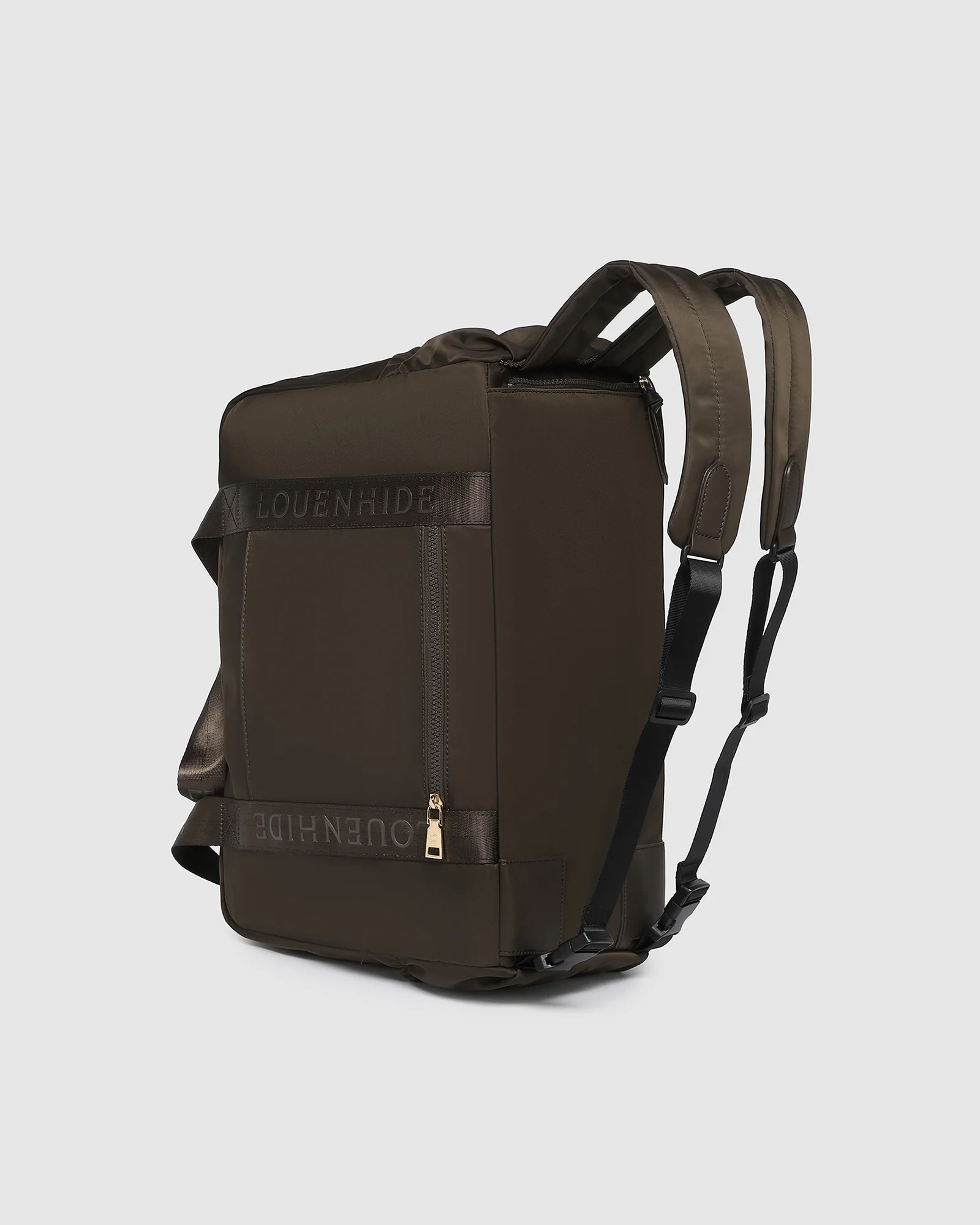 Jenn Nylon Travel Bag - Chocolate - Image 4