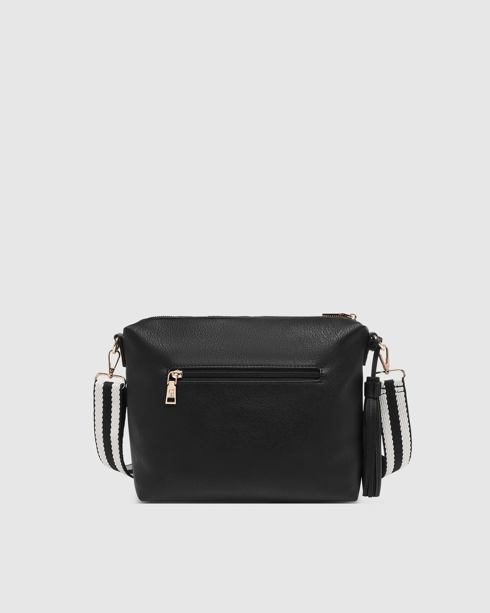 Kasey Stripe Crossbody Bag - Black - Image 5
