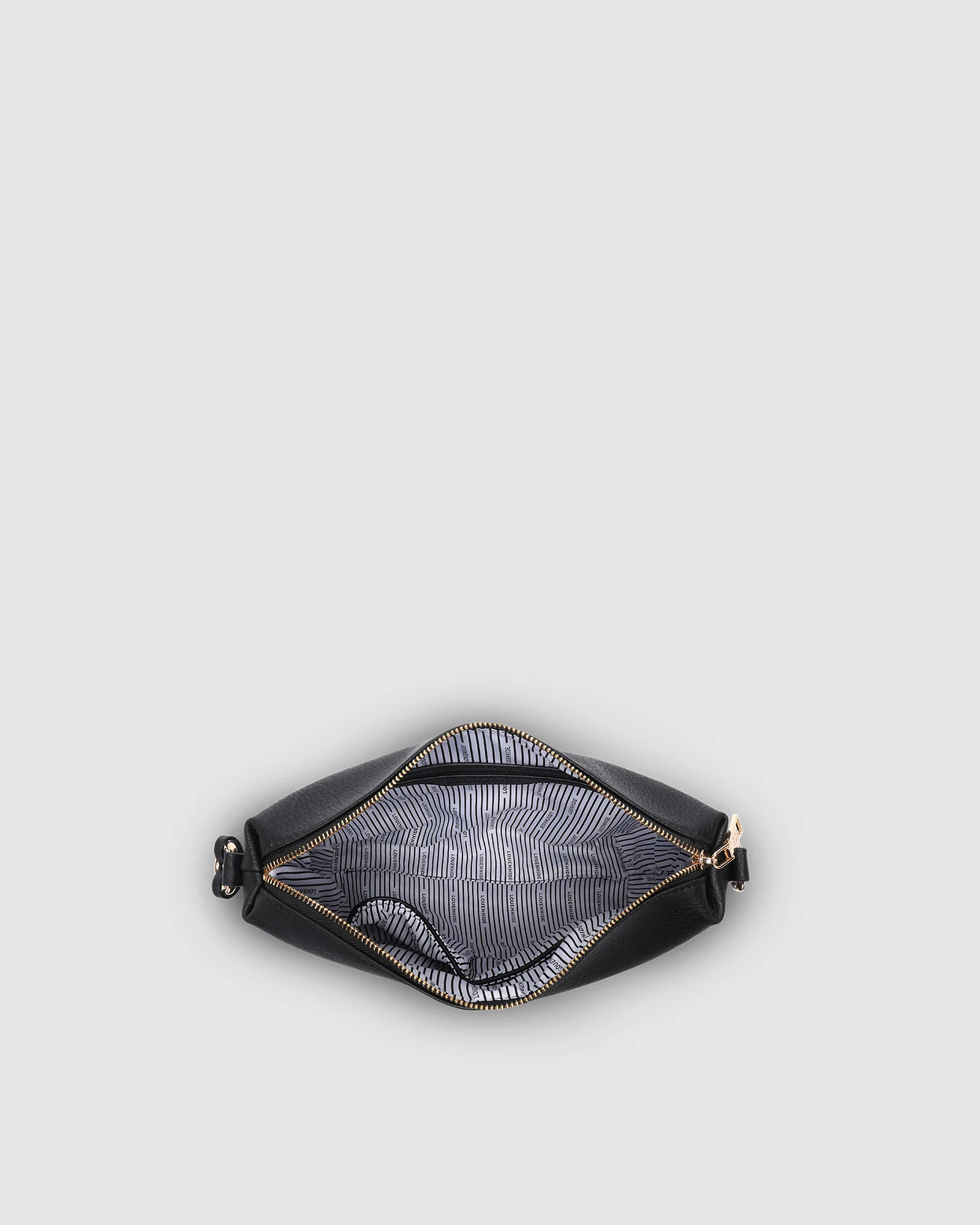 Kasey Stripe Crossbody Bag - Black - Image 6