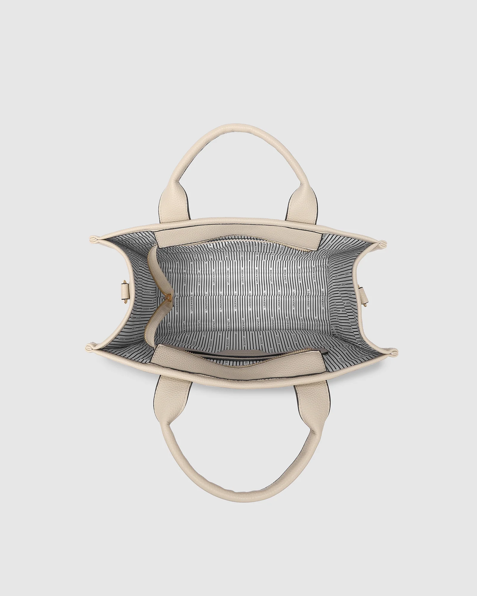 Manhattan Tote Bag - Biscotti with Black Trim - Image 5