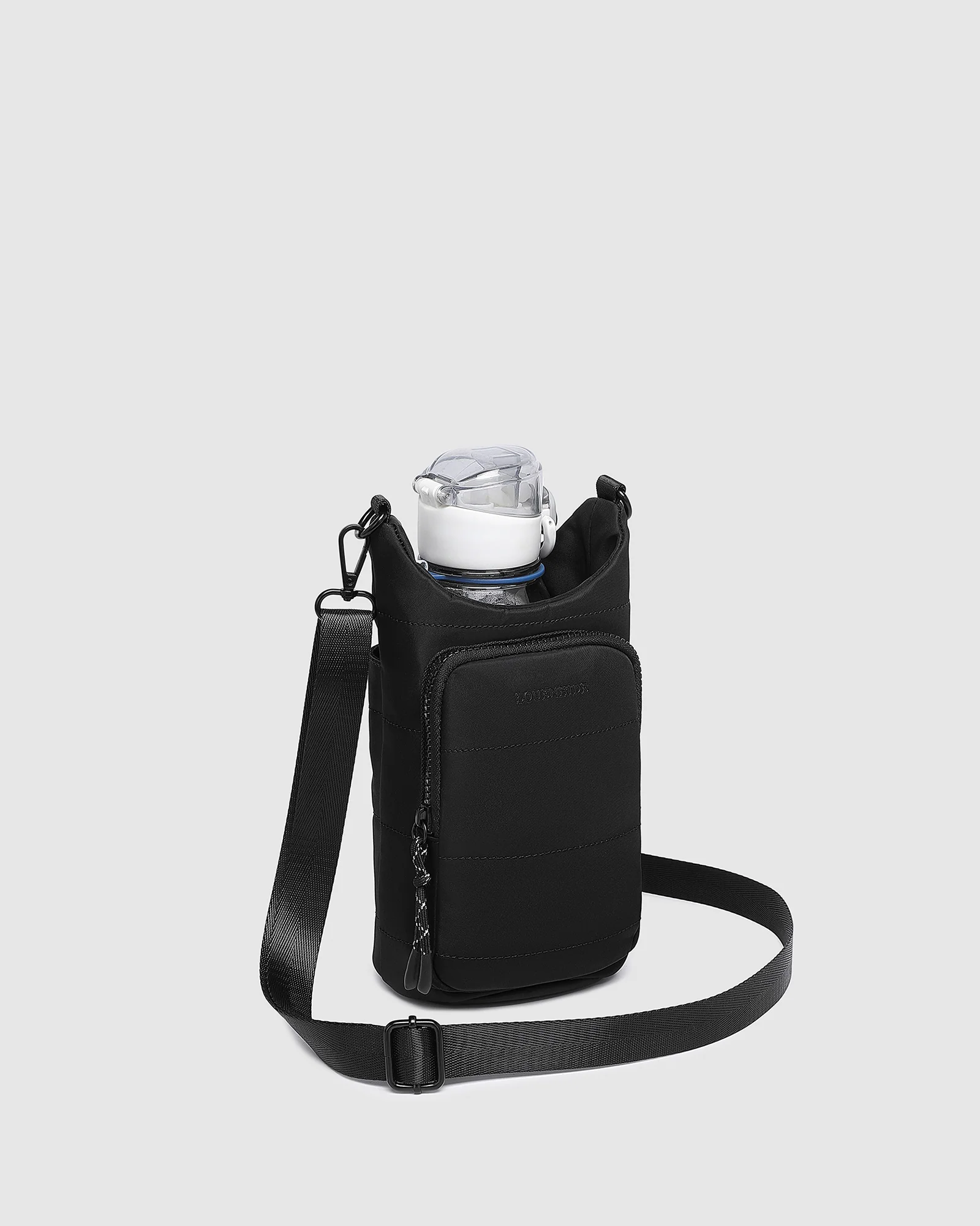 Miami Water Bottle Bag - Black - Image 4