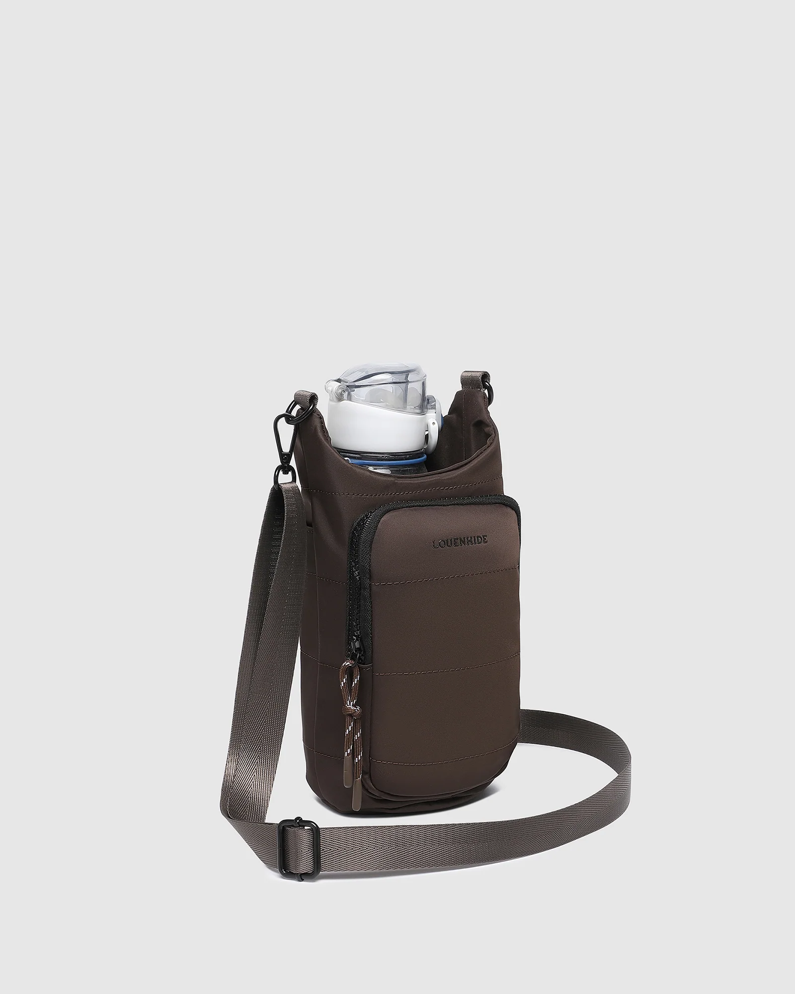 Miami Water Bottle Bag - Chocolate - Image 4