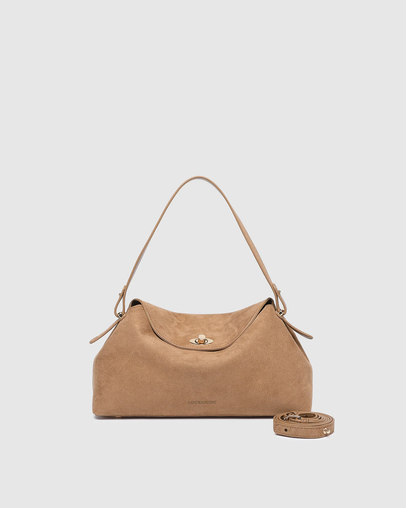 Nicole Suedette Handbag - Honey - Image 4