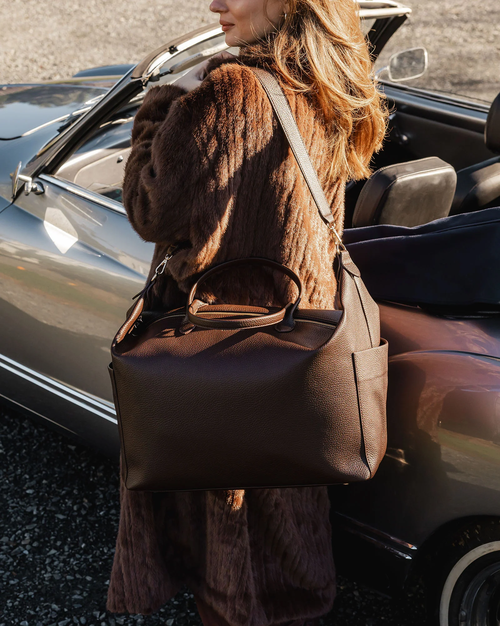 Ohio Overnight Bag - Chocolate - Image 8