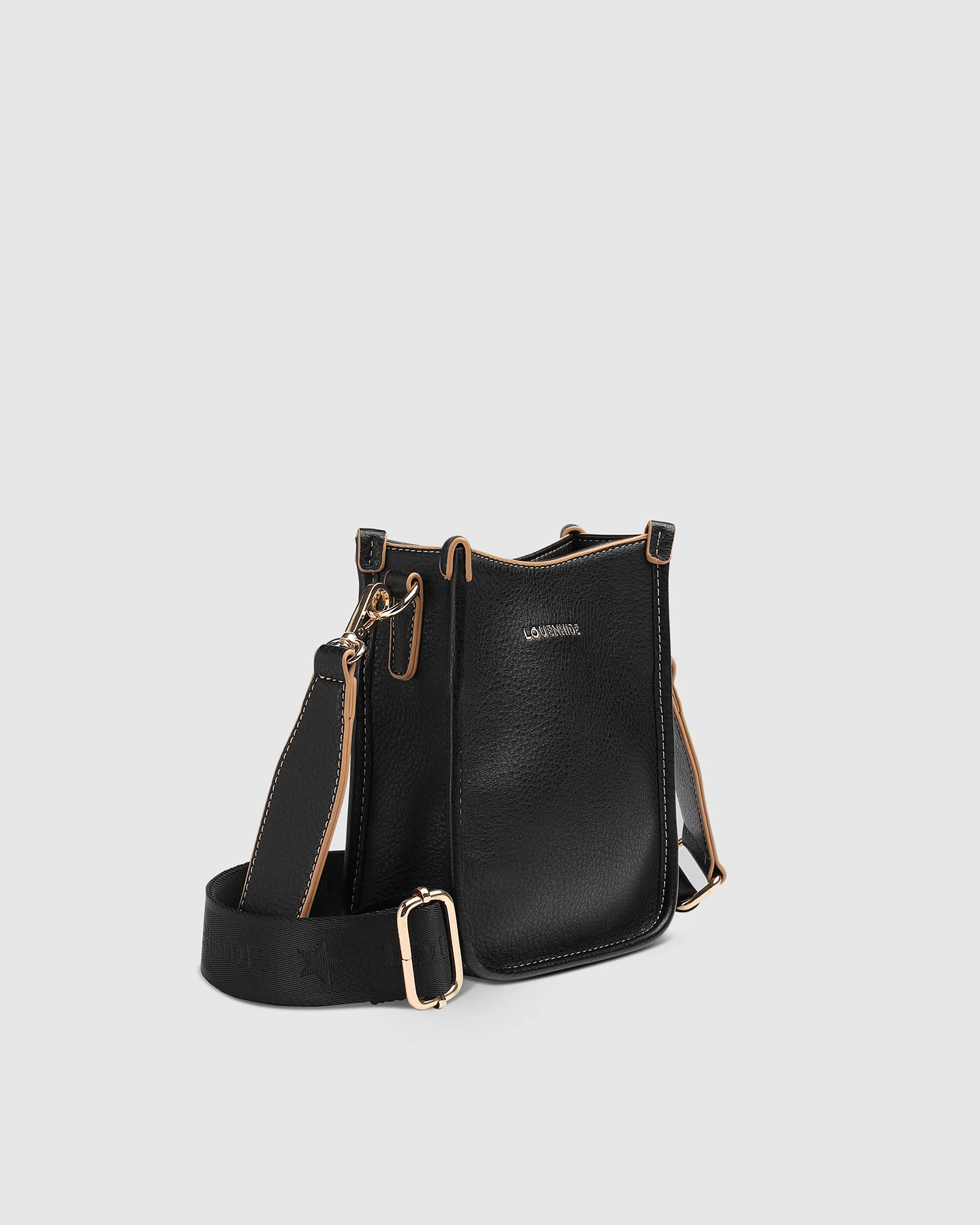 Parker Phone Crossbody Bag - Black - Image 3