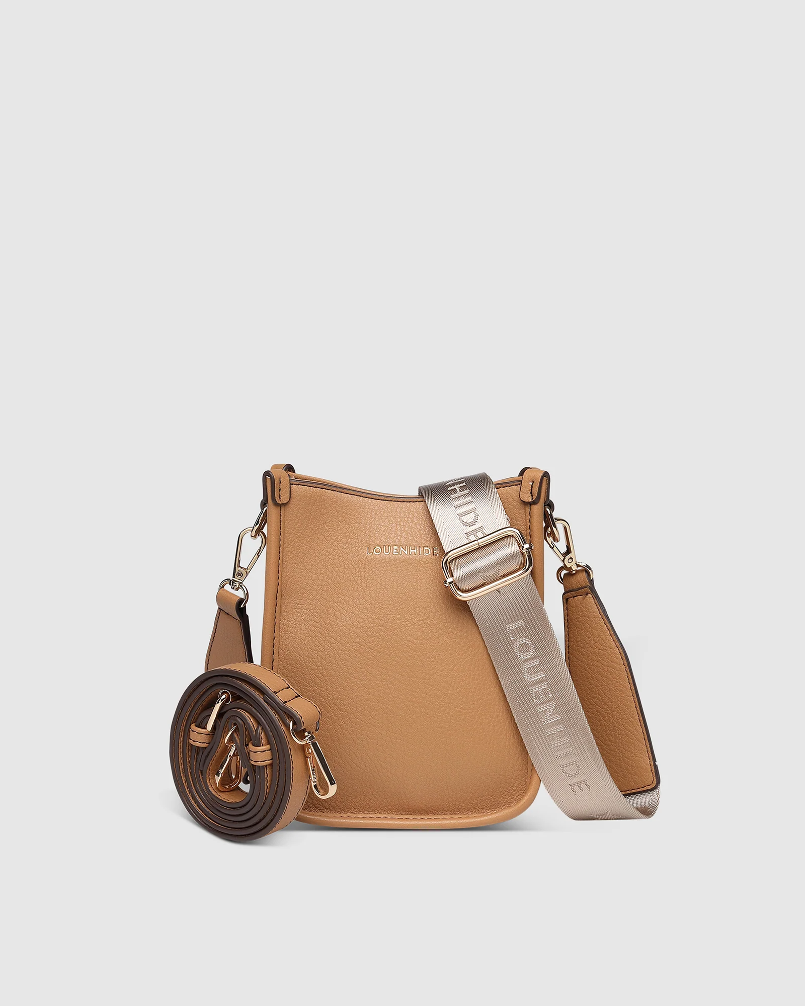 Parker Phone Crossbody Bag - Camel - Image 4