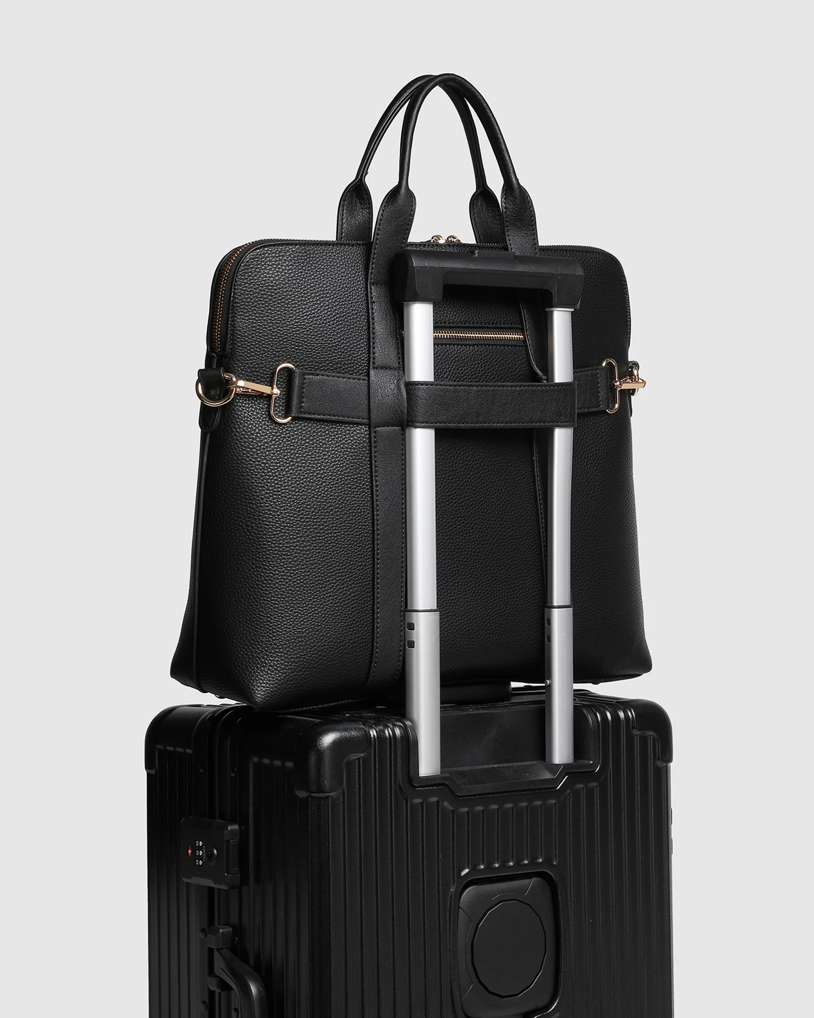 Rhodes Laptop Bag - Black - Image 7