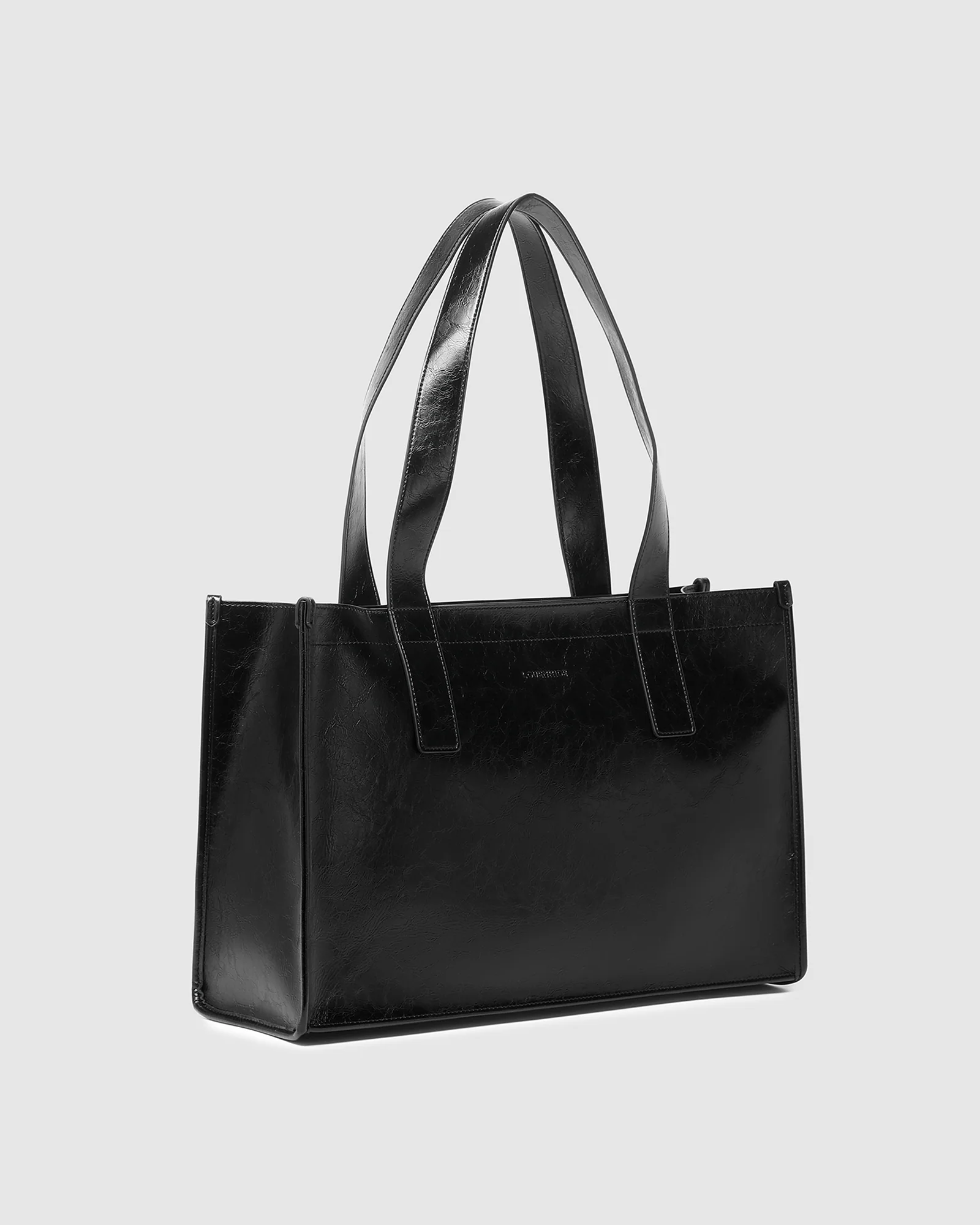 Riley Tote Bag - Black Patent - Image 3