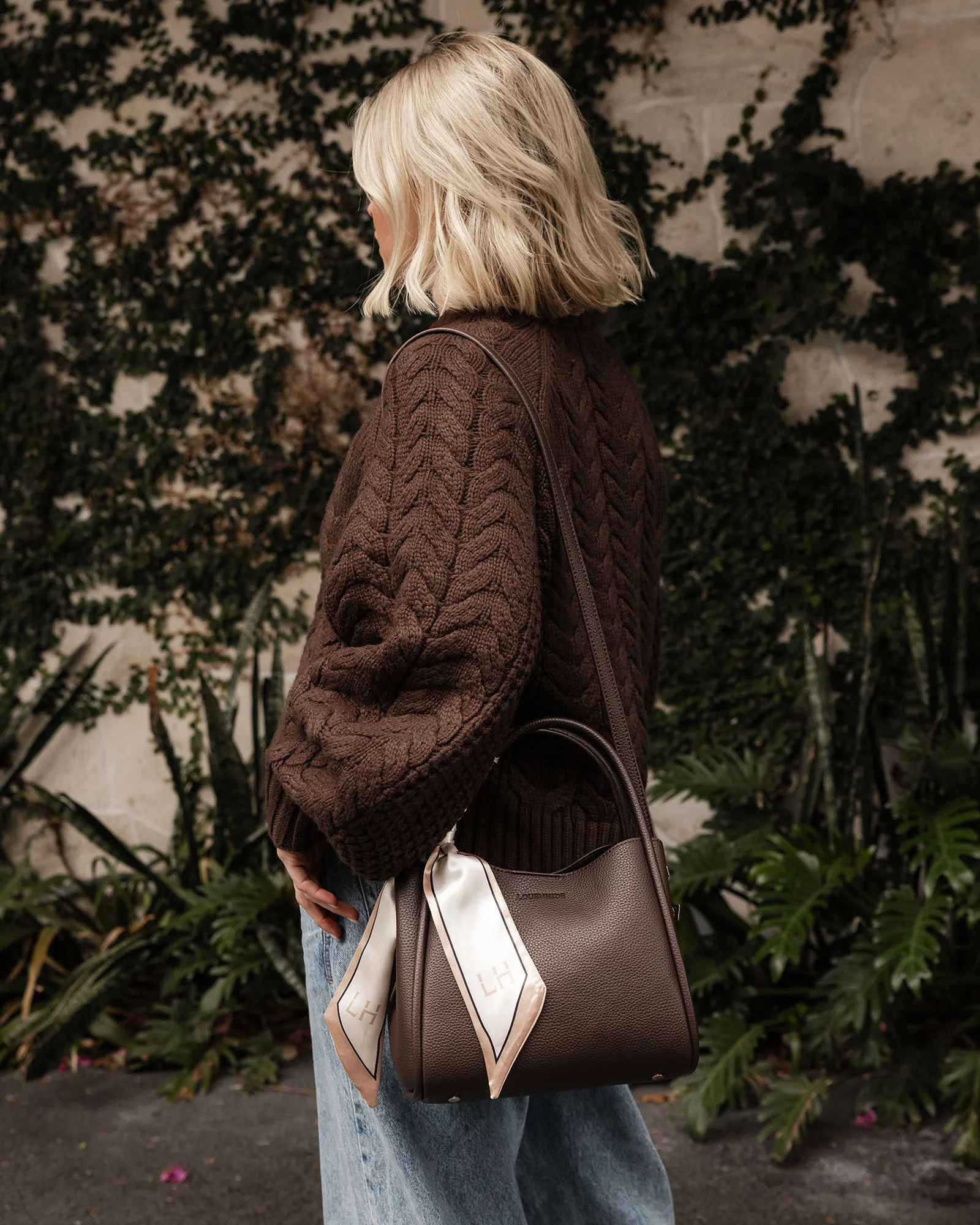 Steffie Mini Tote Bag - Chocolate - Image 7