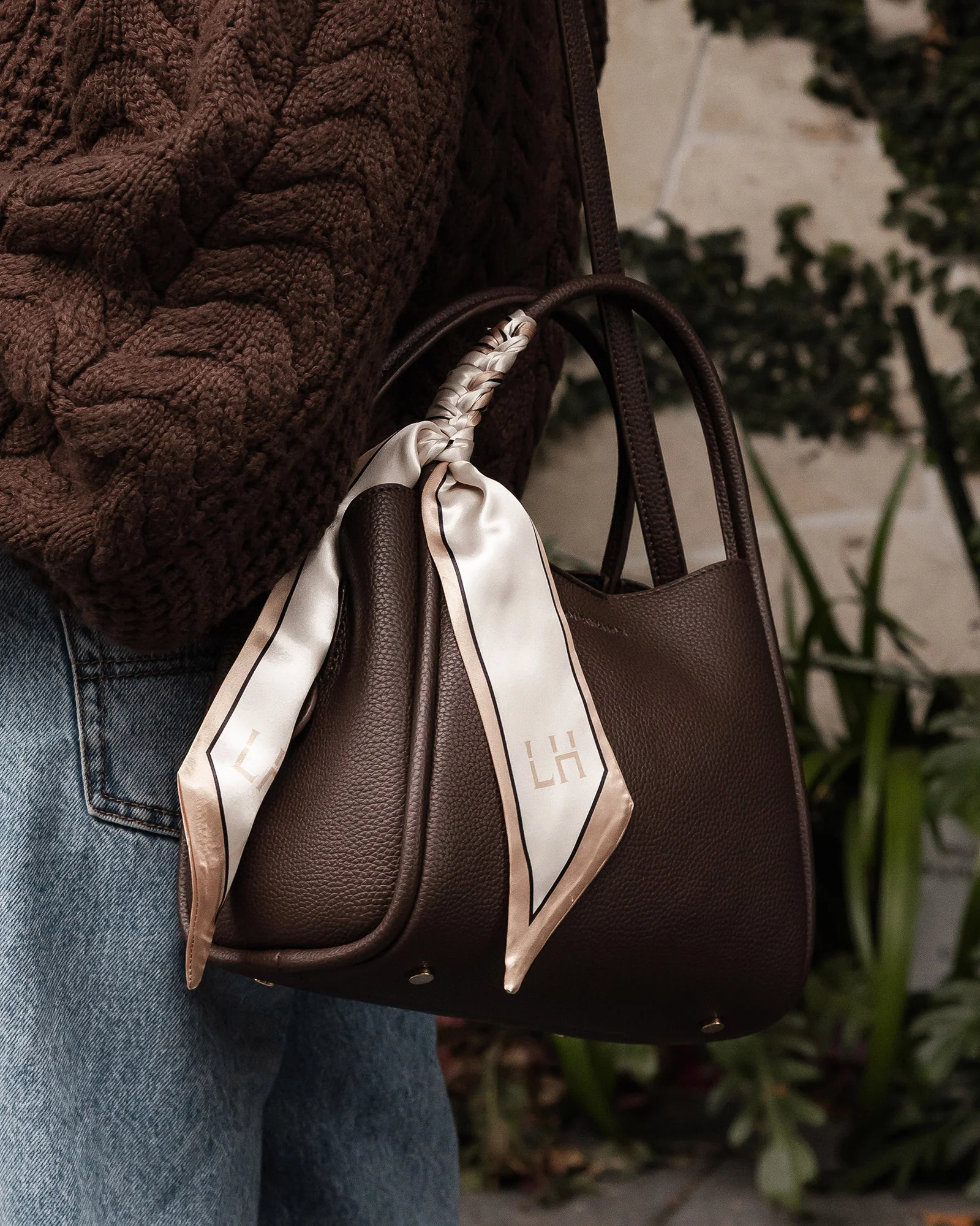 Steffie Mini Tote Bag - Chocolate - Image 8